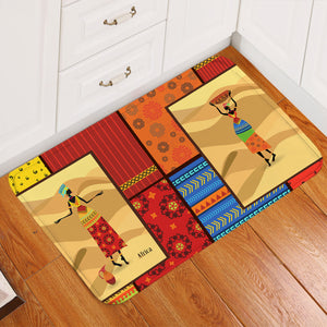 Decorating Patterns African Ladies Door Mat