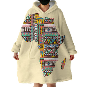 Africa SWLF1559 Hoodie Wearable Blanket