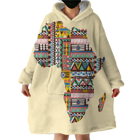 Image of Africa SWLF1559 Hoodie Wearable Blanket