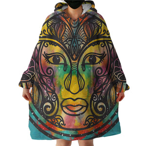 Hindi God SWLF2389 Hoodie Wearable Blanket