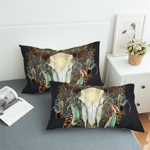 Image of Trophyhead Black Pillowcase