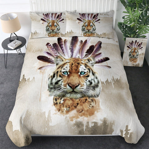 Image of Tribal Tiger Bedding Set - Beddingify