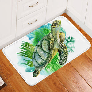 Turtle Seaweed Door Mat