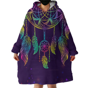 Mystique Dream Catcher SWLF1494 Hoodie Wearable Blanket