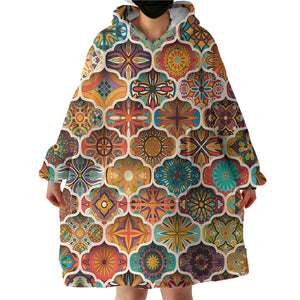 Floor Tiles SWLF1906 Hoodie Wearable Blanket