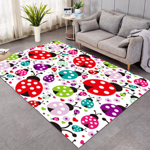 Colorful Ladybugs SW1186 Rug