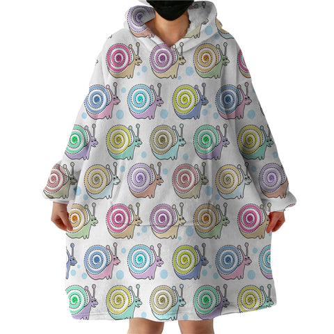 Image of Snails SWLF2504 Hoodie Wearable Blanket