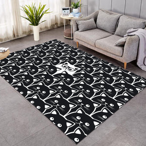 Standout White Cat SW1392 Rug