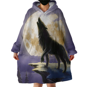 Lone Wolf SWLF2031 Hoodie Wearable Blanket