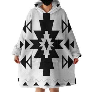 Hinge Patterns SWLF2984 Hoodie Wearable Blanket