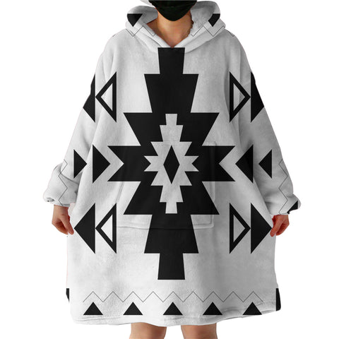 Image of Hinge Patterns SWLF2984 Hoodie Wearable Blanket