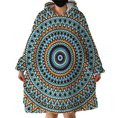 Image of Ring Patterns SWLF1393 Hoodie Wearable Blanket