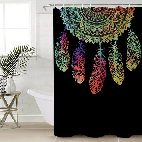 Image of Hanging Dream Catcher Shower Curtain