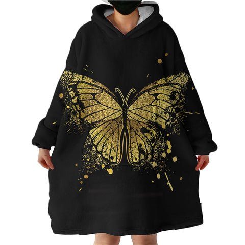 Image of Glided Butterfly SWLF1170 Hoodie Wearable Blanket