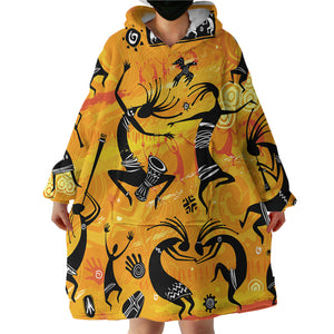 Hectic Dance SWLF0518 Hoodie Wearable Blanket