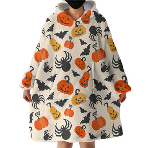 Halloween Themed SWLF1362 Hoodie Wearable Blanket