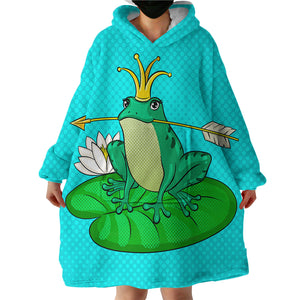 Frog Prince SWLF0674 Hoodie Wearable Blanket