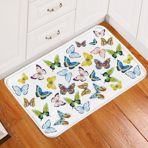 Image of A Flutter Of Butterflies Door Mat