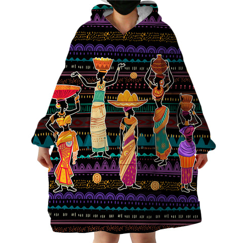 Image of Basket Ladies SWLF0878 Hoodie Wearable Blanket