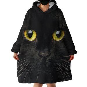 Black Cat SWLF2852 Hoodie Wearable Blanket