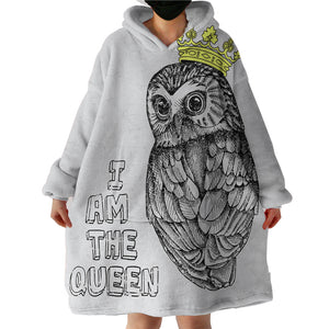 Queen Owl SWLF3004 Hoodie Wearable Blanket