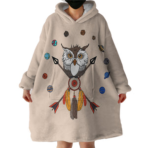 Planetary Owl SWLF2012 Hoodie Wearable Blanket