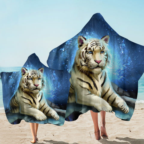 Image of White Tiger SW2032 Hooded Towel