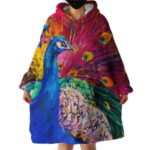 Peacock SWLF2236 Hoodie Wearable Blanket