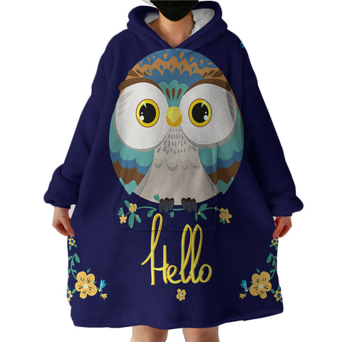 Image of Hello Owl SWLF2331 Hoodie Wearable Blanket