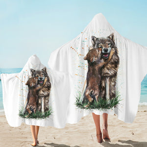 Wolf Love SW2081 Hooded Towel