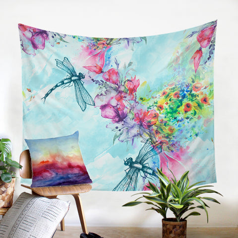 Image of Dragonflies SW0763 Tapestry