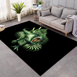 T-Rex & Ferns Black SW0850 Rug