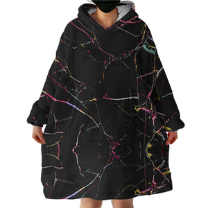 Black Granite SWLF0531 Hoodie Wearable Blanket