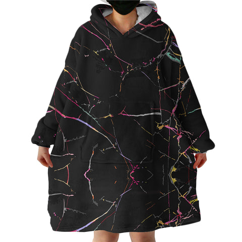 Image of Black Granite SWLF0531 Hoodie Wearable Blanket