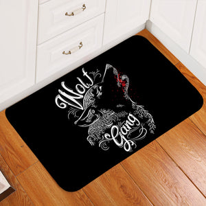 Wolf Gang Black Door Mat