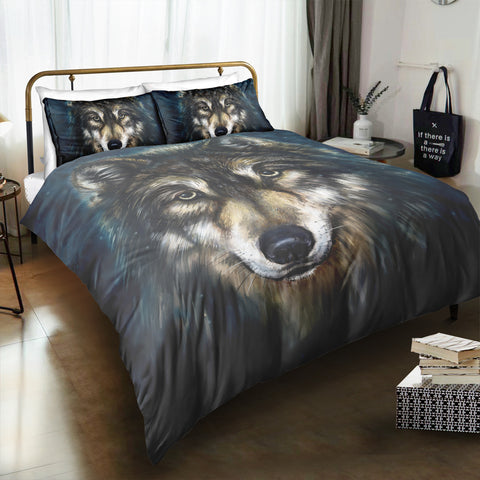Image of The Old Mystic Wolf Bedding Set - Beddingify