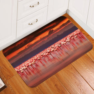 Camouflagemingo Sunset Door Mat