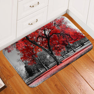 Red Nostalgia Door Mat