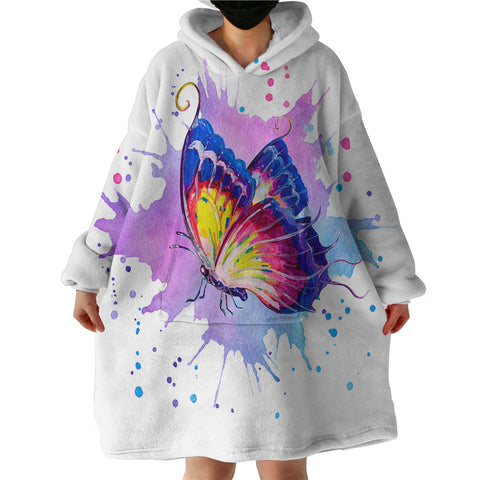 Image of Butterfly SWLF2483 Hoodie Wearable Blanket
