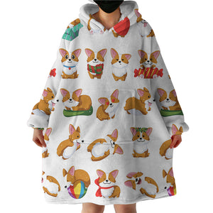 Corgi SWLF2169 Hoodie Wearable Blanket