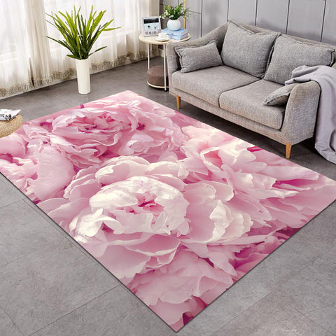 Image of Pure Pink Flowers SW0636 Rug