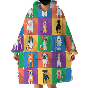 Dog Profiles SWLF1565 Hoodie Wearable Blanket