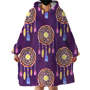 Dream Catcher Purple SWLF1512 Hoodie Wearable Blanket