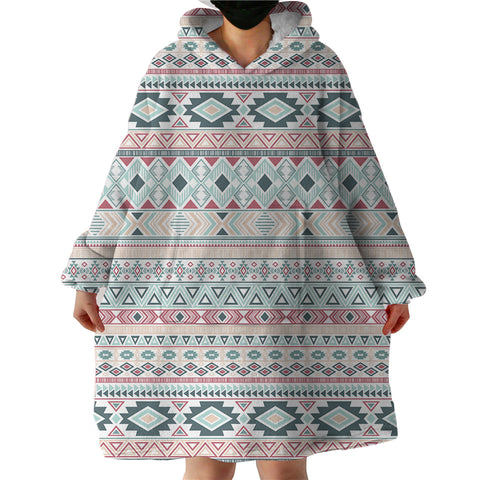 Image of Line Patterns SWLF2083 Hoodie Wearable Blanket