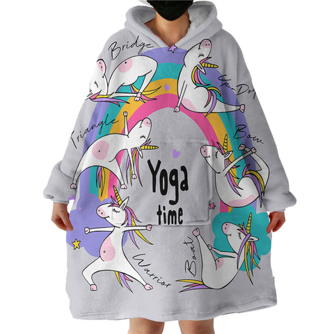 Image of Yoga Time SWLF0771 Hoodie Wearable Blanket