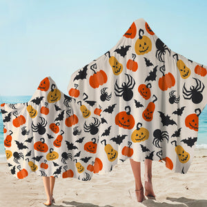 Halloween Adorned Hooded Towel