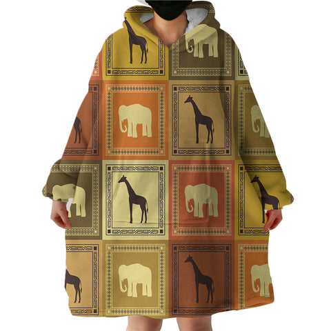 Image of Animal Boxes SWLF1994 Hoodie Wearable Blanket