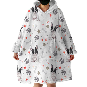 Pugs & Paws SWLF1113 Hoodie Wearable Blanket