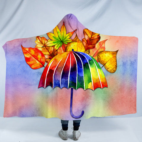 Image of Fall Umbrella SW1511 Hooded Blanket