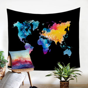 World Map SW0764 Tapestry